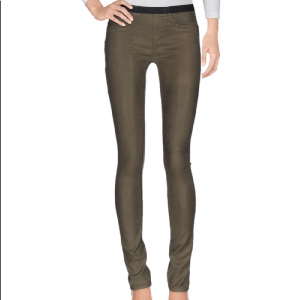 Helmet Lang military green denim pant